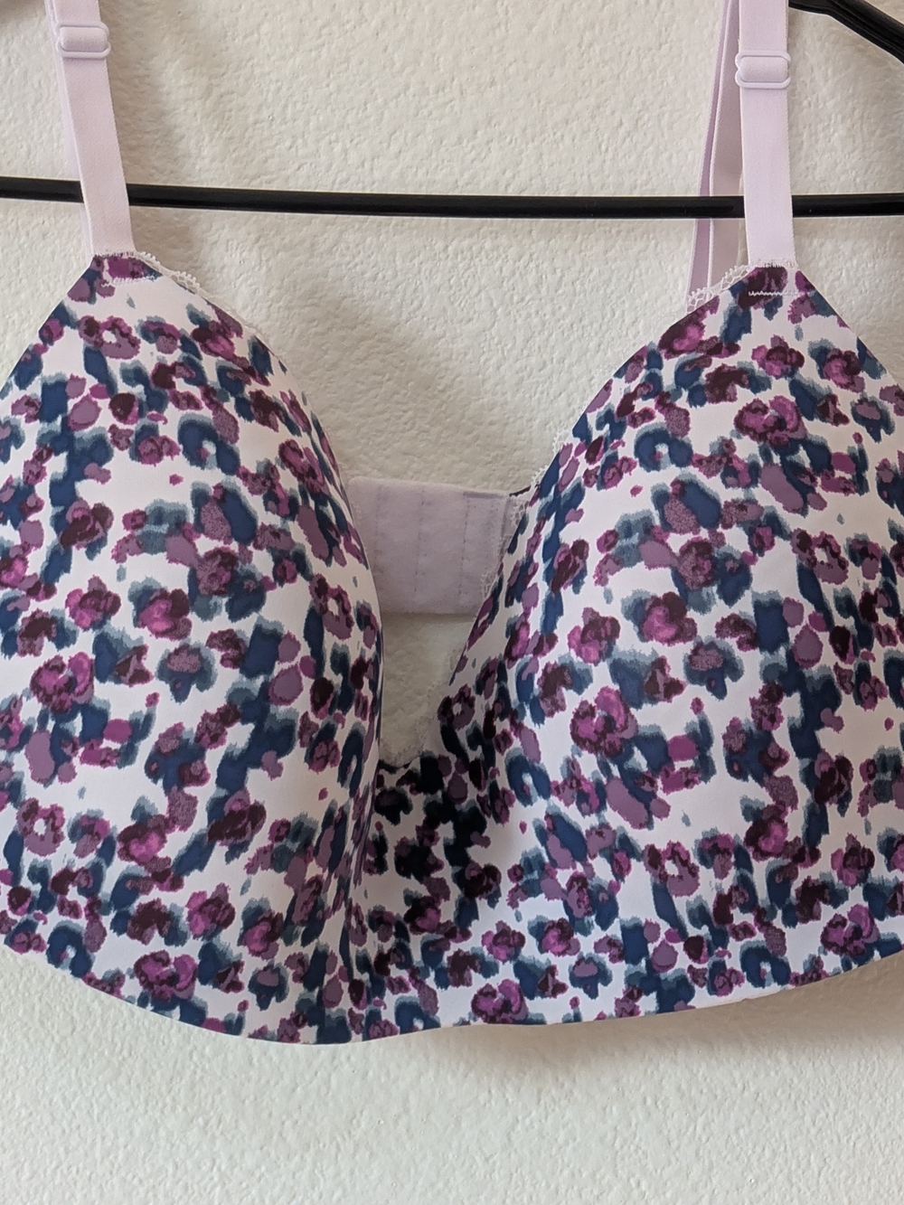 Maidenform Lilac Floral Printed T-Shirt Bra